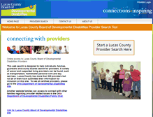 Tablet Screenshot of lucascountyddproviders.org